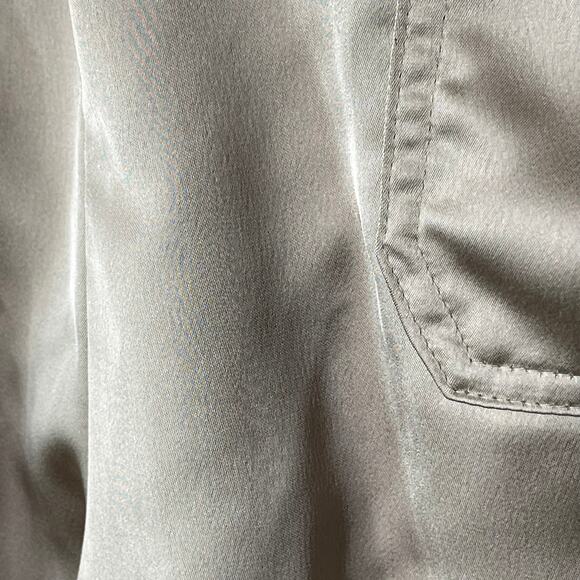 Lane Bryant slacks pants trousers women's plus size 22 brown satin wide legged - Picture 7 of 16